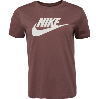Nike Dámske tričko NSW TEE ESSNTL ICN FTRA Vínová Biela