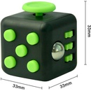 Mizoo Fidget Cube antistresová kostka černozelený
