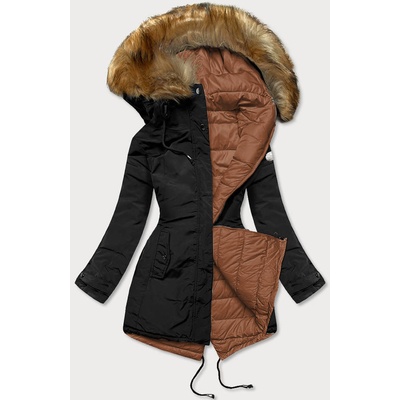 Dámská zimní bunda (m-21508) hnědá
