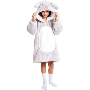 Cozy Noxxiez CH321 Кролик - топло телевизионно одеяло с качулка за деца на възраст 7-12 години (20-CH321)