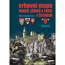 Erbovní mapa hradů, zámků a tvrzí v Čechách 9 - Milan Mysliveček