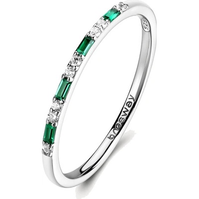 Brosway stříbrný prsten Fancy Life Green BWFLG149