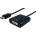 Roline Преходник Roline S3202-10, DisplayPort(м) към DVI(ж), черен (S3202-10)