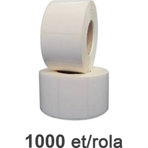 ZINTA Пластмасови pe етикетни ролки zinta, 45х32 мм, 1000 ет. / ролка, бели (45x32x1000-pe)
