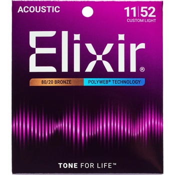 Elixir Polyweb 80/20 Bronze Custom Light