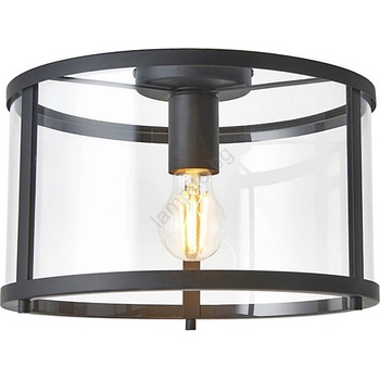 Endon Lighting 101540 - Плафон HOPTON 1xE27/10W/230V черен (EN0196)