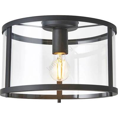 Endon Lighting 101540 - Плафон HOPTON 1xE27/10W/230V черен (EN0196)
