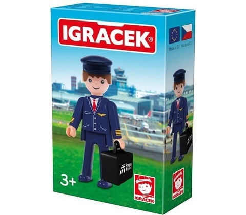 Efko Igráček Pilot figurka s příslušenstvím