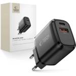 Tech-Protect nca65w-gan 2-port network charger pd 65w / qc3.0 black (5906302339839)