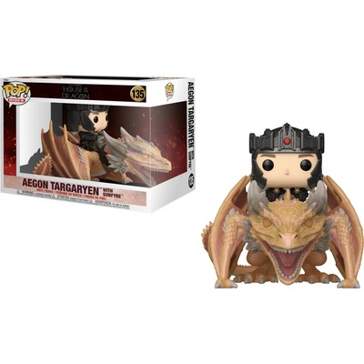 Funko Pop! 135 House Of The Dragon Aegon Targaryen With Sunfyre