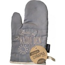 Nekupto Kafetearie Začni každý den s úsměvem dárková chňapka 28 x 16 cm