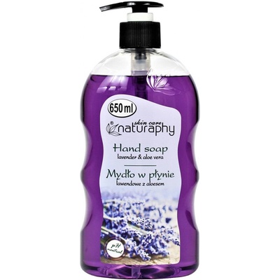 Naturaphy tekuté mydlo levanduľa a aloe vera 650 ml