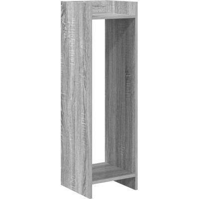 vidaXL Стойка за растения Сив Сонома 30 x 30 x 100 см (899572)