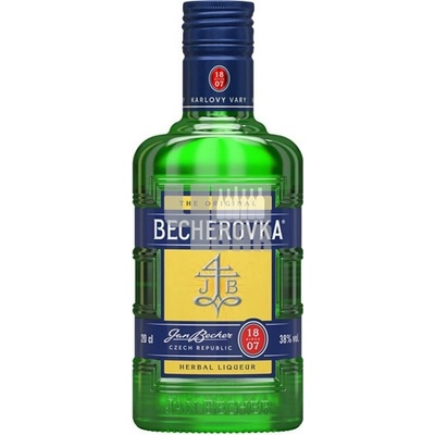 Becherovka 38% 0,2 l (holá láhev)
