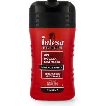 Intesa Intesa Pour Homme pánsky sprchový gél a šampón 2v1 Rivitalizzante Ginseng 250 ml