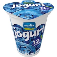 Ekomilk Jogurt 2,7% borůvka 150 g