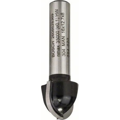 BOSCH Žlábkovací fréza 8 mm, r1 8 mm, d 16 mm, l 12,4 mm, g 45 mm