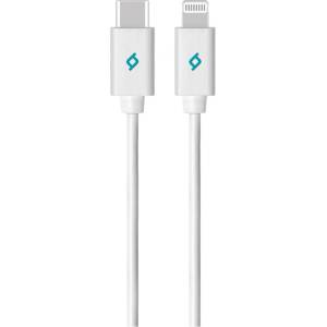 Ttec Кабел ttec - MFI, USB-C/Lightning, 1.5 m, бял (8694470004136)