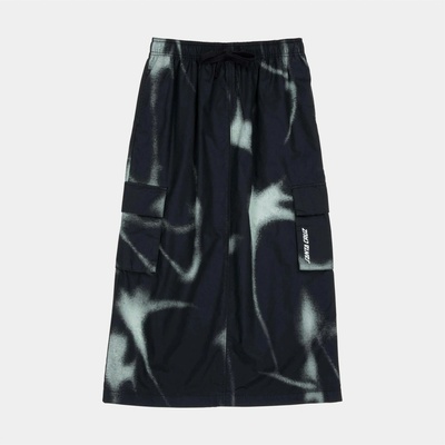 Santa Cruz strip cargo skirt black acid cloud black acid cloud