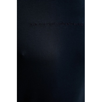 Paul&Shark Памучна тениска Paul&Shark Knitwear в тъмносиньо с изчистен дизайн 15311636 (15311636)