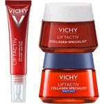 Vichy Liftactiv Комплект Collagen Specialist - Дневен, Нощен и Околоочен крем, 2 x 50 + 15 ml