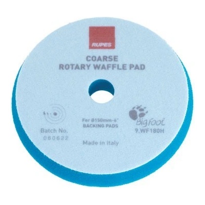 RUPES Waffle Coarse Polishing Foam Pad for Rotary Polishers 150/165 mm