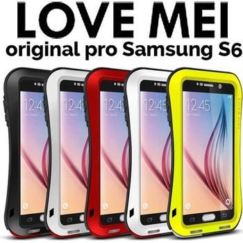 Pouzdro LOVE MEI Powerful Samsung Galaxy S6 bila