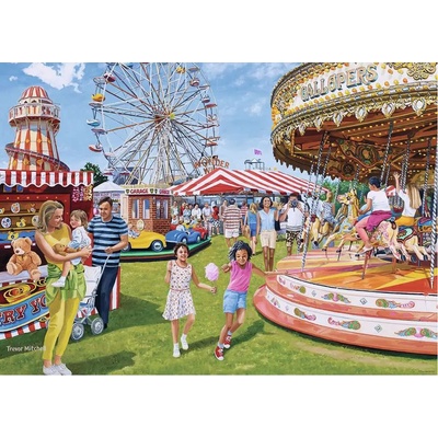 Ravensburger - Puzzle Vintage Fairground Fun - 1 000 piese