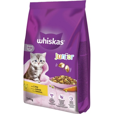 Whiskas granule Junior s Kuřecím 1,4 kg