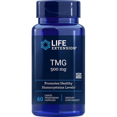 Life Extension Tриметилглицин 500 mg 60 V капсули | Life Extension (01859 LE)