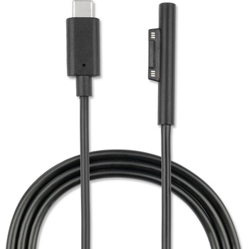 4smarts USB-C кабел за Microsoft Surface таблети (100 см) - 4smarts Microsoft Surface Connect to USB-C Charging Cable 5A (черен) (4S468683)