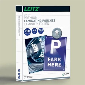 LEITZ Фолио за термоламиниране, 250 микрона, A4, гланцово, с UDT технология, LEITZ "iLam" 74840000 (74840000)
