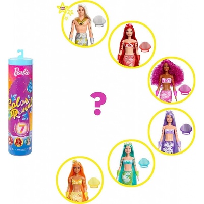 Barbie Color Reveal duhová mořská panna