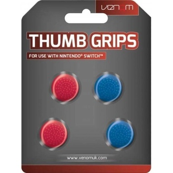 VENOM VS4918 Nintendo Switch Thumb Grips (4x) - Red and Blue