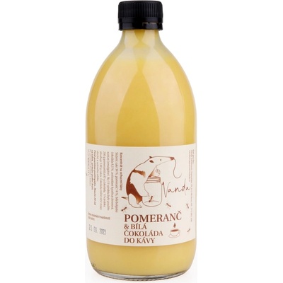 Vanda sirup do kávy Pomeranč & bílá čokoláda 540 ml