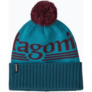Patagonia Зимна шапка Patagonia Powder Town hut tripper logo: mako blue
