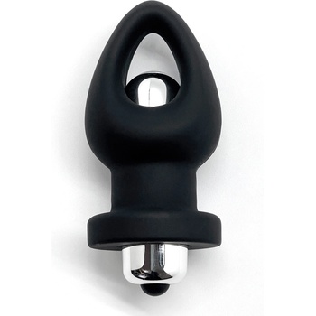 Image 1 of Woomy Orny Vibrating Silicone Plug Black