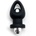 Woomy Orny Vibrating Silicone Plug Black