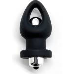 Woomy Orny Vibrating Silicone Plug Black