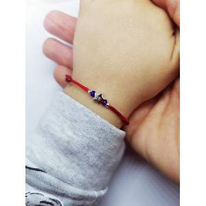  Червен конец с буква за бебе (21) - kathrynbracelets - 29,96 лв