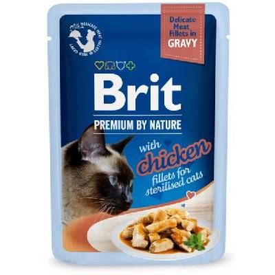 Brit Premium Cat Delicate Fillets in Gravy with Chicken 85 g - NEW