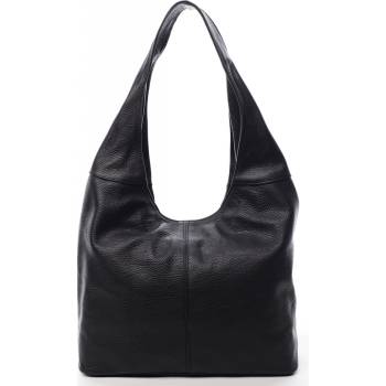 velká dámská kožená kabelka Hayley černá