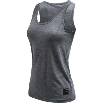 SENSOR MERINO LITE dámské triko bez rukávu anthracite gray S Velikost: M