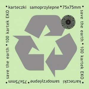 Ziemia Obiecana Adhesive notes eco 75x75mm 100K green