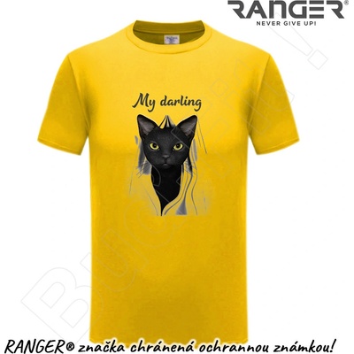 Ranger tričko motív My Darling 1 žltá