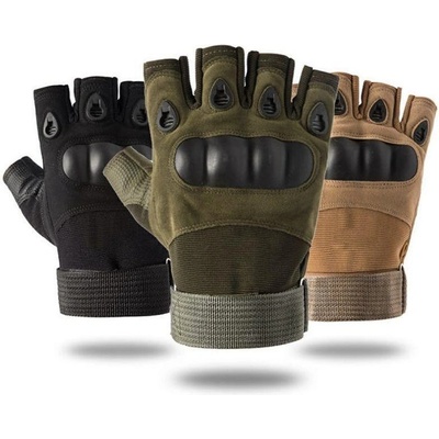 Тактически ръкавици без пръсти, с протектори (blkairsft1092)