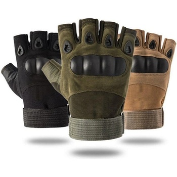 Тактически ръкавици без пръсти, с протектори (blkairsft1091)
