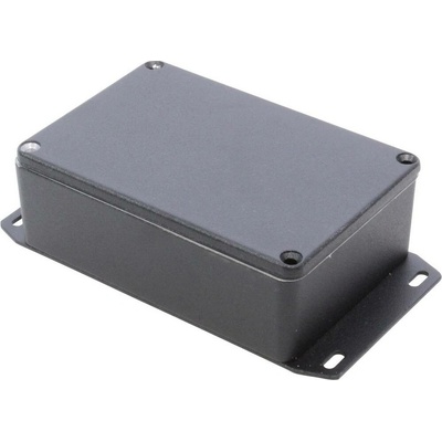 Hliníkové pouzdro 1455 Hammond Electronics 163 x 160 x 30.5 , černá