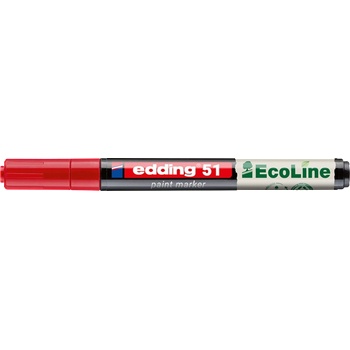 edding 51 EcoLine D10 червен лаков маркер 7580260001 (7580260001)