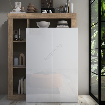 mc Akcent Шкаф lenor бял/светъл дъб (mc0164)